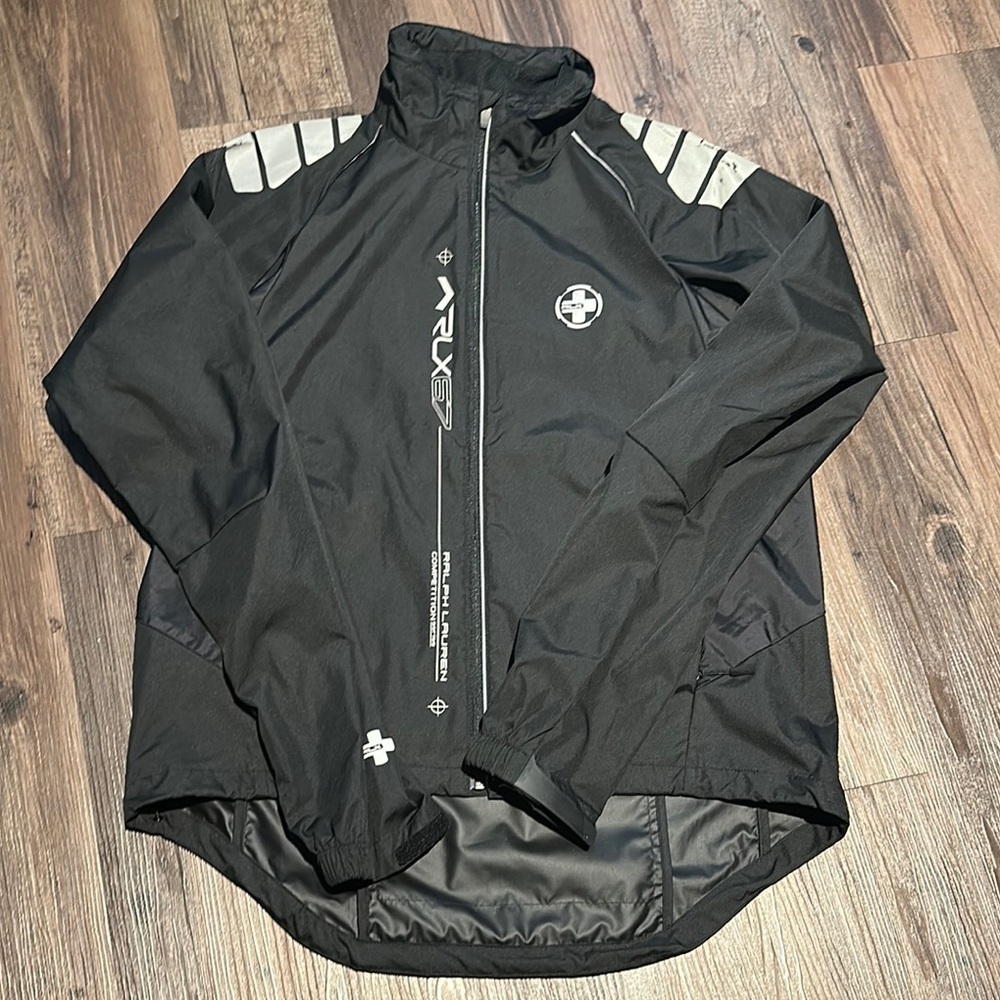 Ralph Lauren Black Performance Jacket with Weather-Resistant RLX vintage